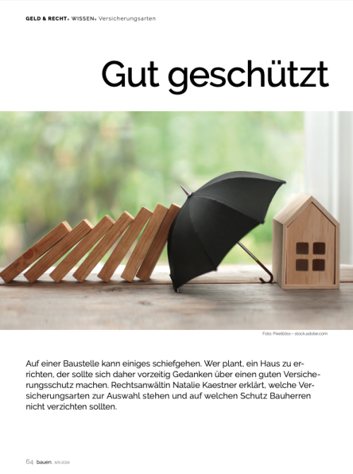 Welche Versicherungen muss ich auf der Baustelle haben?