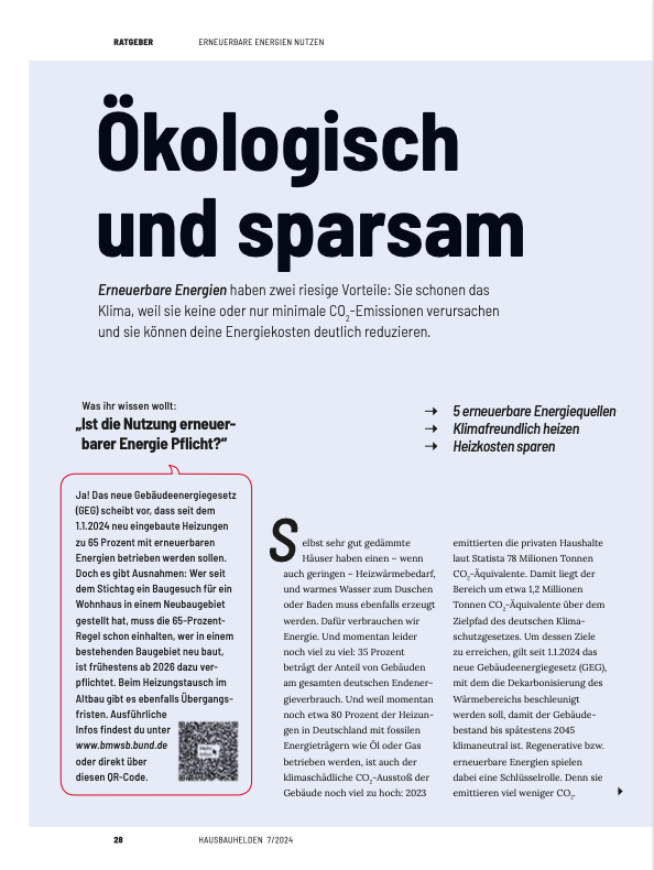 Hausbau Helden Die Vorteile erneuerbarer Energien
