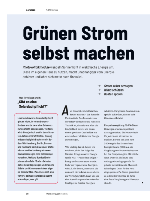 Was bei der Planung einer Solaranlage wichtig ist