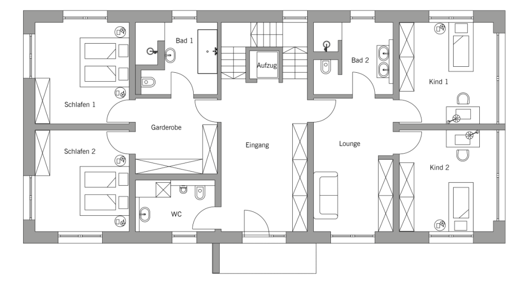 Jansen Grundriss EG