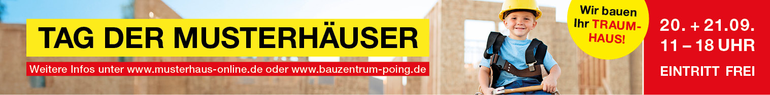 Banner Tag der Musterhäuser
