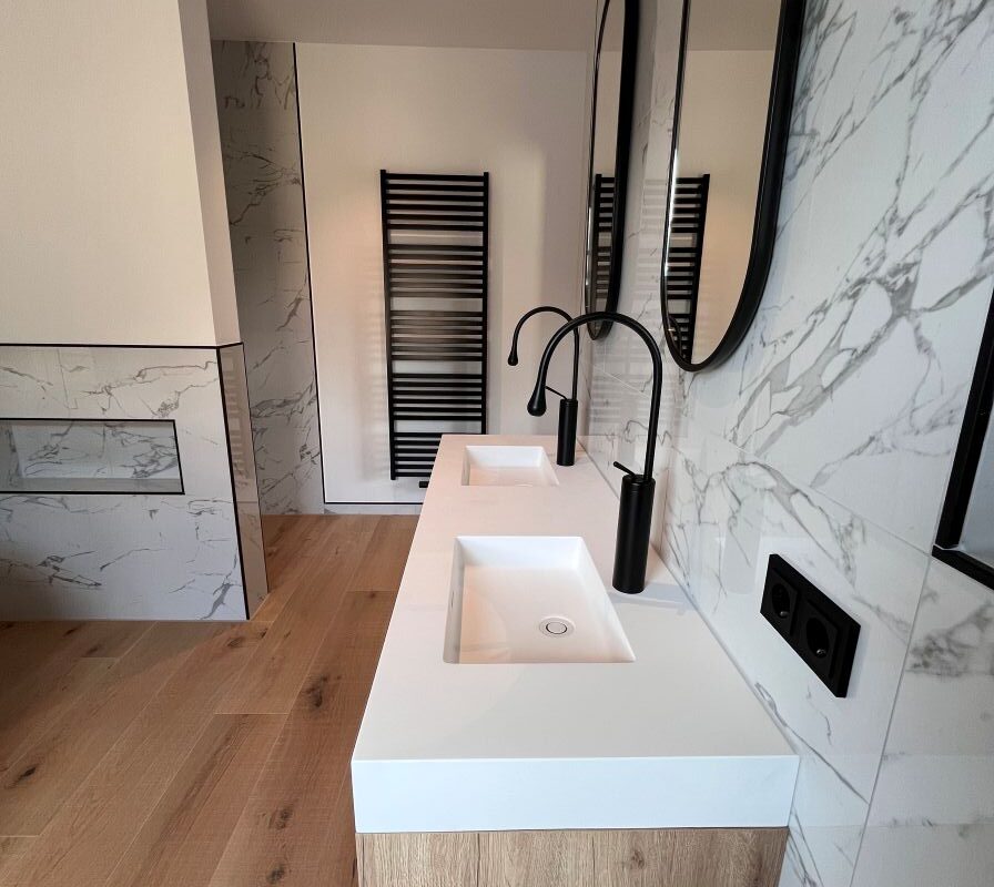 Arge Haus Stadtvilla Masterbad Waschtisch