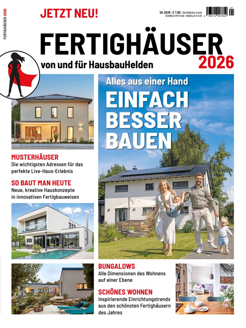 Fertighäuser 2026 Hausbau Helden Das ist das Titelbild der Ausgabe Fertighäuser 2026