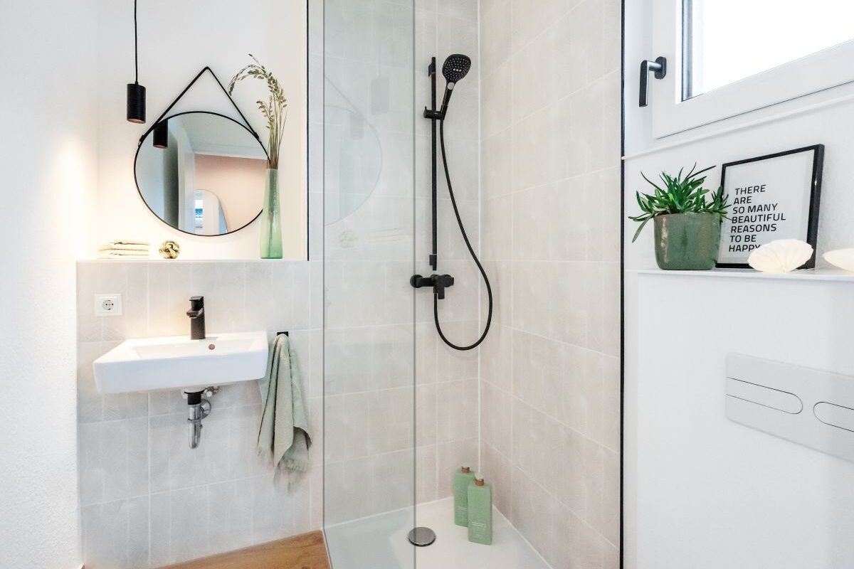 Schwörer Haus Heigl Badezimmer Dusche